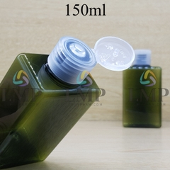 Chai lotion vuông nắp bật sọc