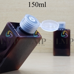 Chai lotion vuông nắp bật sọc