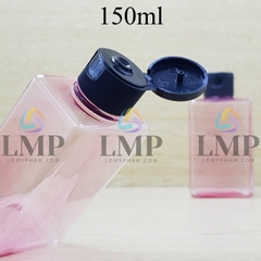 Chai lotion vuông nắp bật sọc