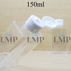 Chai lotion vuông nắp bật sọc