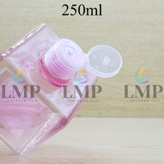 Chai lotion vuông nắp bật sọc