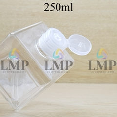 Chai lotion vuông nắp bật sọc