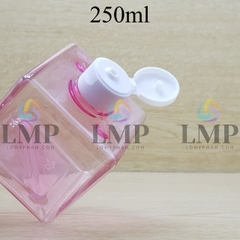 Chai lotion vuông nắp bật sọc