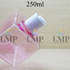 Chai lotion vuông nắp nhấn