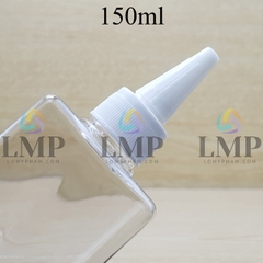 Chai lotion vuông nắp nhọn sọc