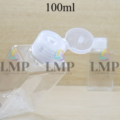 Chai lotion vuông nắp bật sọc