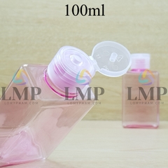 Chai lotion vuông nắp bật sọc