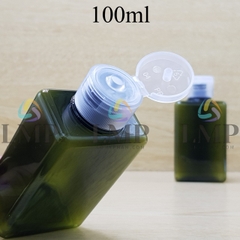 Chai lotion vuông nắp bật sọc