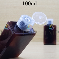 Chai lotion vuông nắp bật sọc