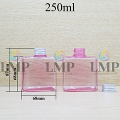 Chai lotion vuông nắp nhôm cuốn biên