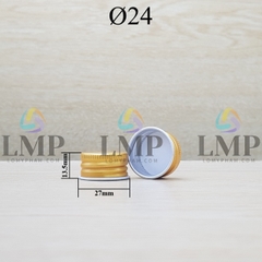 Nắp nhôm cuốn Ø24