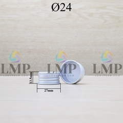 Nắp nhôm cuốn Ø24