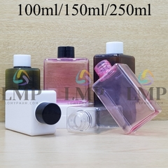 Chai lotion vuông nắp vặn trơn