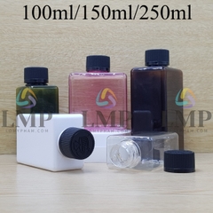 Chai lotion vuông nắp child resistant