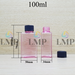 Chai lotion vuông nắp child resistant