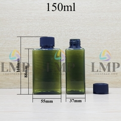 Chai lotion vuông nắp child resistant