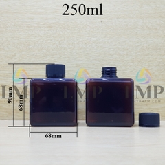 Chai lotion vuông nắp child resistant