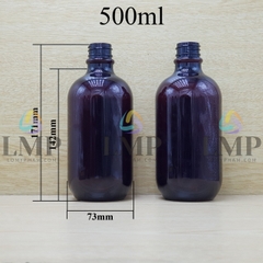 Chai PET 500ml 38g