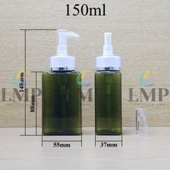 Chai lotion vuông đầu vòi voi