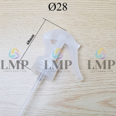 Đầu xịt kiếng có khóa Ø28