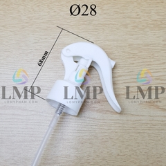 Đầu xịt kiếng có khóa Ø28