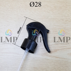 Đầu xịt kiếng có khóa Ø28