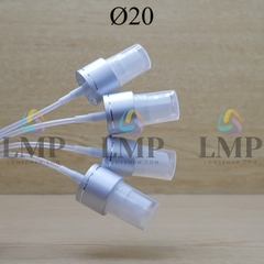 Đầu phun sương xi 1 viền Ø20