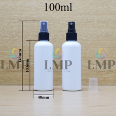 Chai vai tròn đầu phun sương sọc 100ml