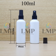 Chai vai tròn đầu phun sương sọc 100ml