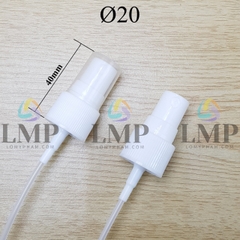 Đầu phun sương sọc Ø20