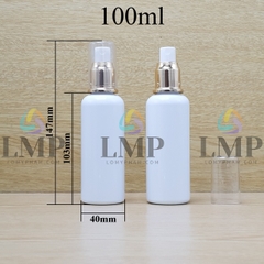 Chai vai tròn đầu phun sương xi 100ml