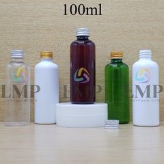 Chai vai tròn nắp nhôm cuốn 100ml