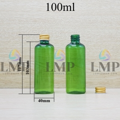 Chai vai tròn nắp nhôm cuốn 100ml