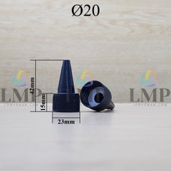 Nắp nhọn sọc Ø20