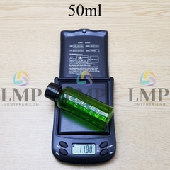 Chai vai tròn nắp vặn trơn 50ml ( có nút chặn )