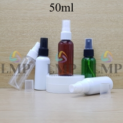 Chai vai tròn đầu phun sương sọc 50ml