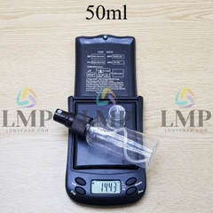Chai vai tròn đầu phun sương sọc 50ml