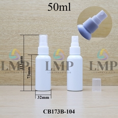 Chai vai tròn đầu phun sương sọc 50ml