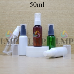 Chai vai tròn đầu xịt giọt 1 viền 50ml