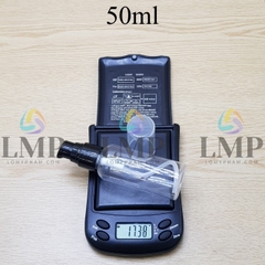 Chai vai tròn đầu xịt giọt 1 viền 50ml