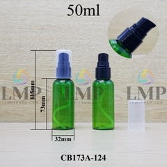Chai vai tròn đầu xịt giọt 1 viền 50ml