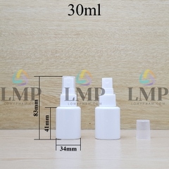 Chai PETG vai ngang đầu phun sương sọc