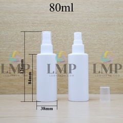 Chai PETG vai ngang đầu phun sương sọc