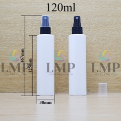 Chai PETG vai ngang đầu phun sương sọc