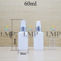 Chai PETG vai ngang đầu xịt giọt xi