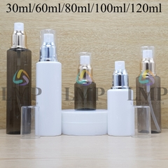 Chai PETG vai ngang đầu phun sương xi