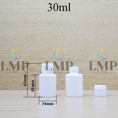 Chai PETG vai ngang nắp bật sọc