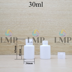 Chai PETG vai ngang nắp bật sọc