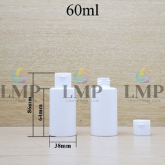 Chai PETG vai ngang nắp bật sọc