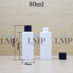 Chai PETG vai ngang nắp bật sọc